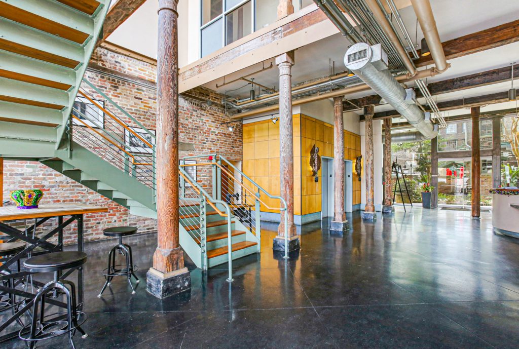 Cotton Mill Condominiums Lobby New Orleans